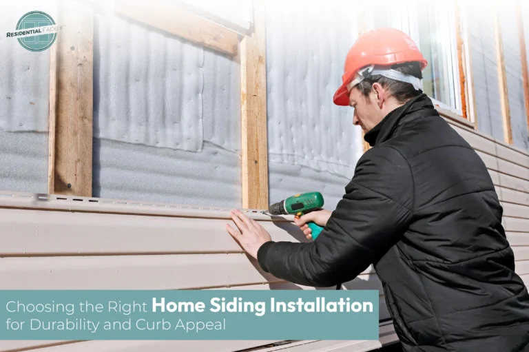 Contractor for Siding Installation in Huntsville AL